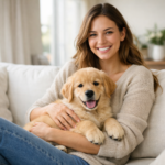 best pet insurance companies 2026 - dog owner with golden retriever